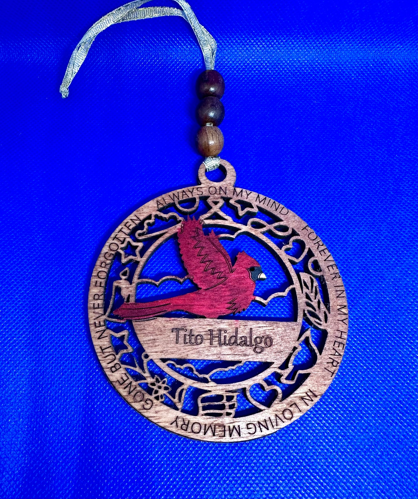 Memorial ornament or car charm