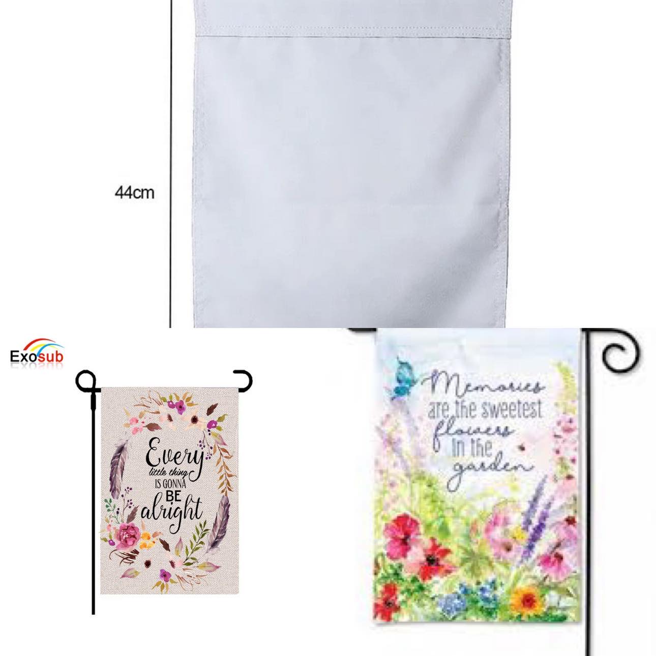 Blank Garden Flag