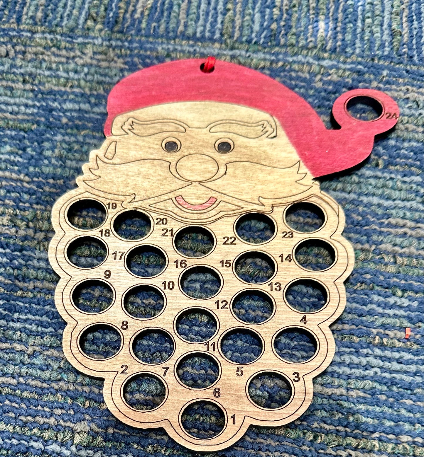 Santa Advent Calendar Ornament