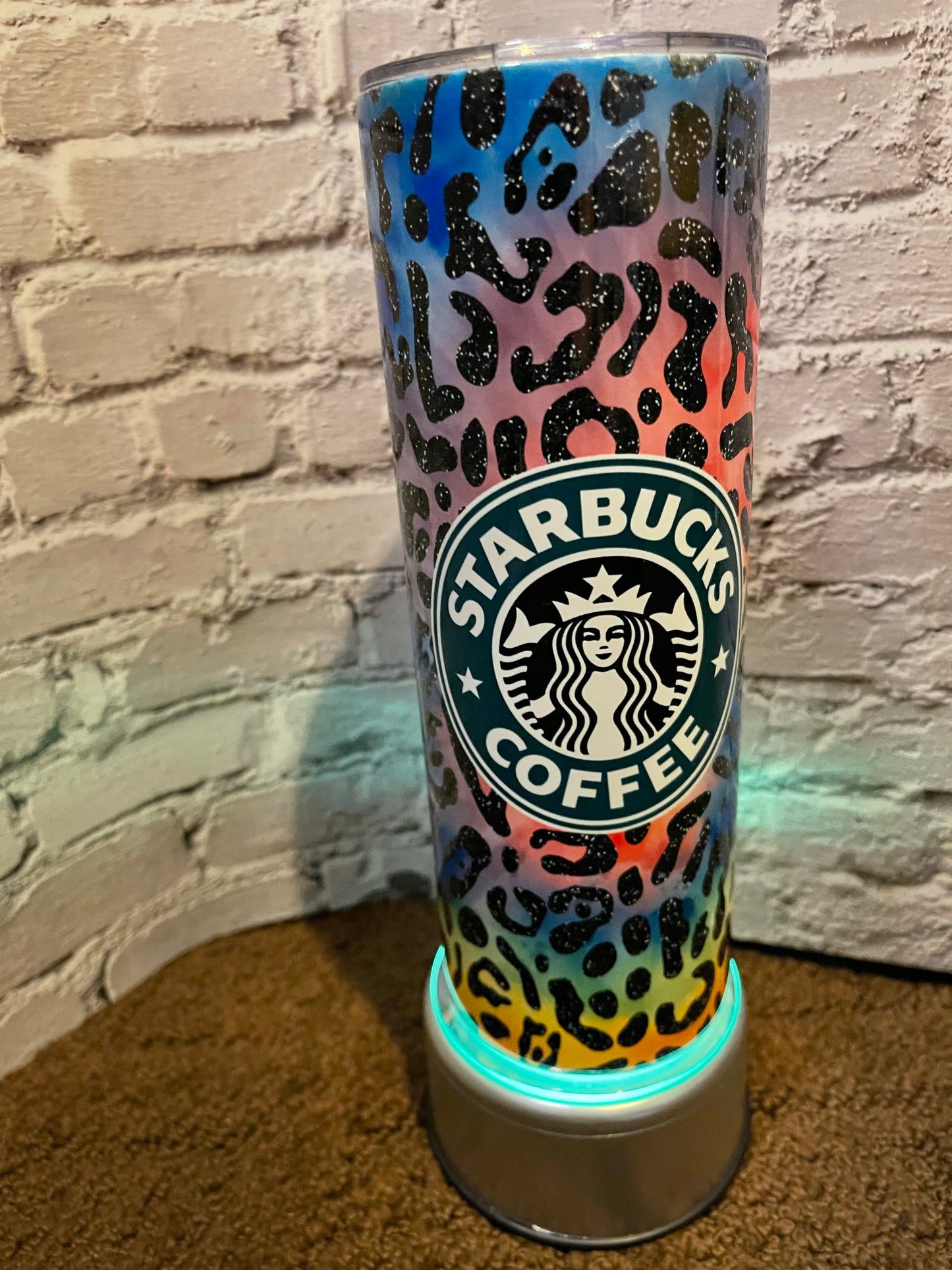 Rainbow Starbucks tumbler