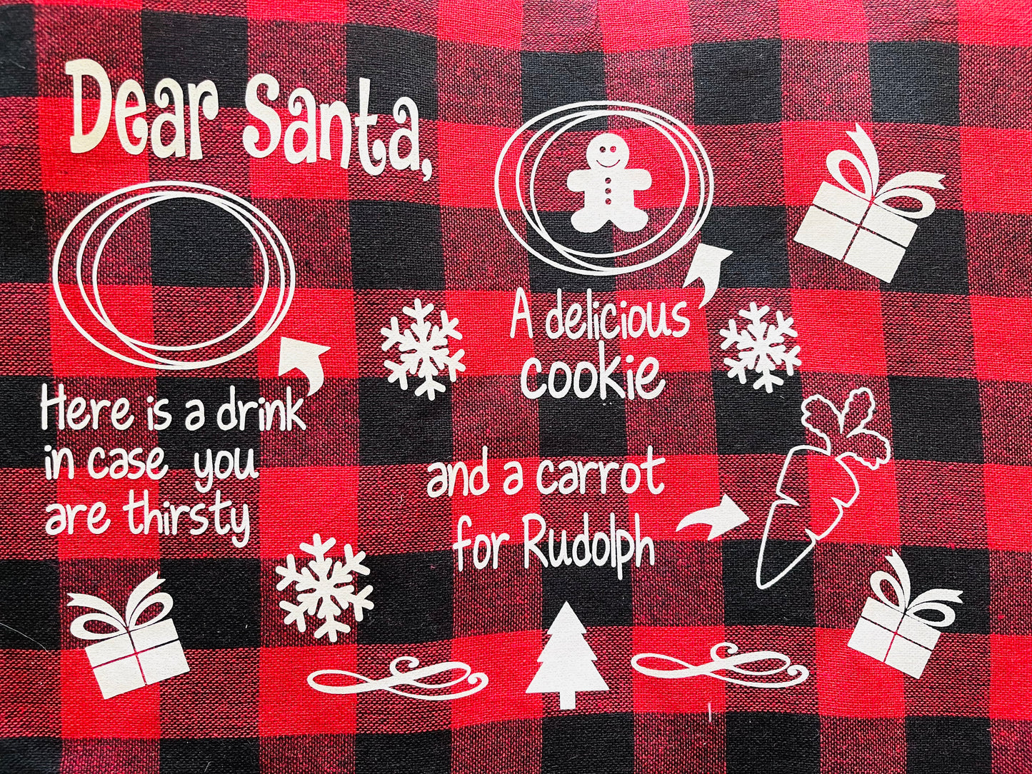 Don’t forget Santa’s Snack Place Mat