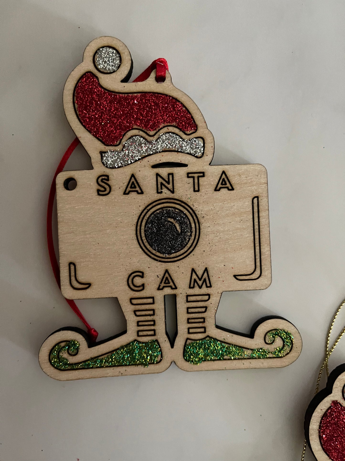 Adorable Holiday Elf Cam Ornament