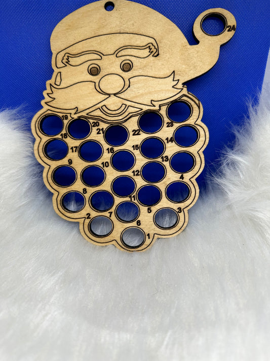 Santa Advent Calendar Ornament
