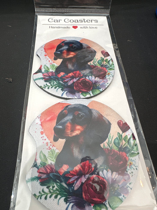 Dachshund Car Coasters