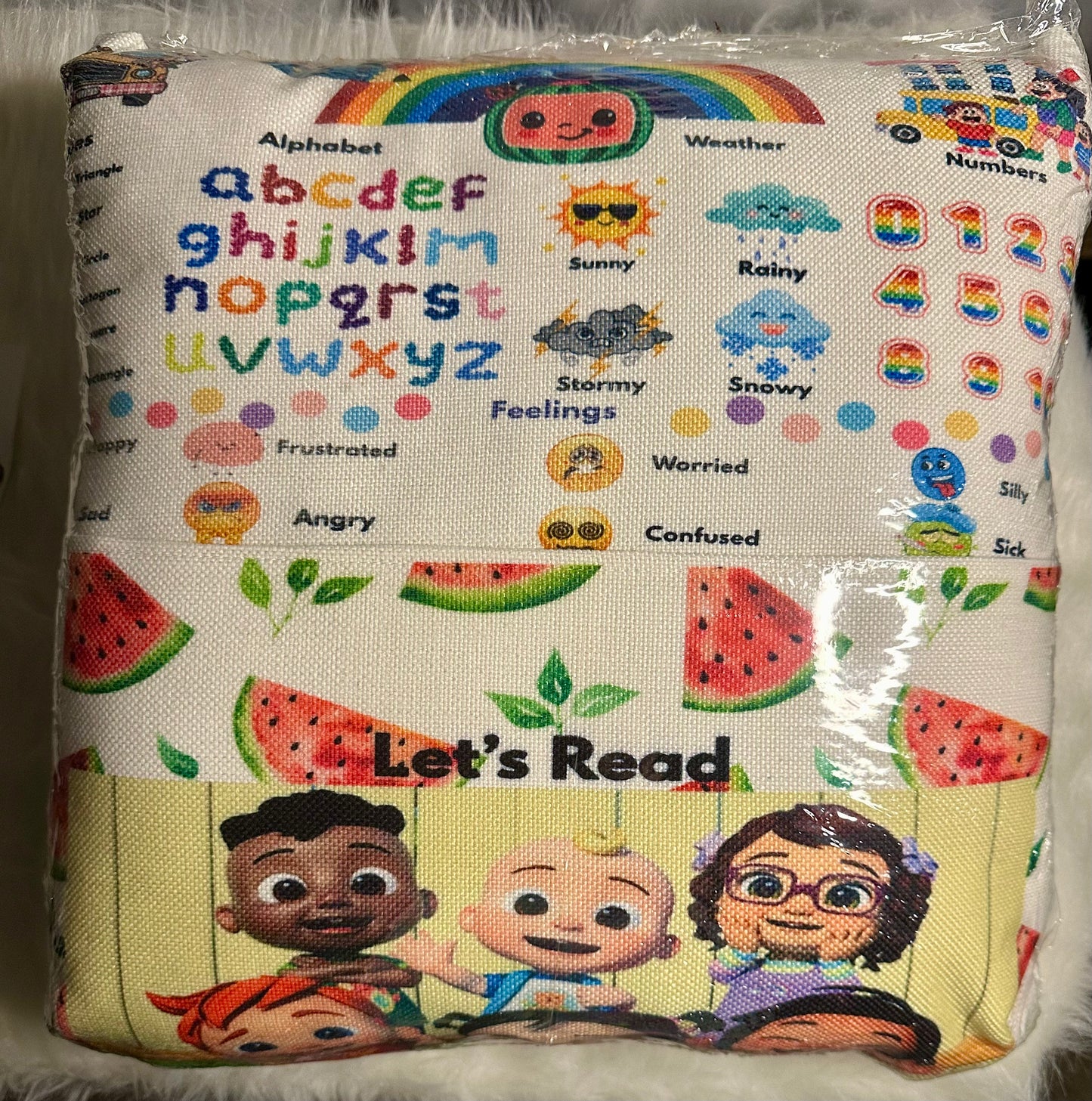 Cocomelon learning pillow