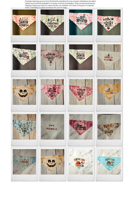 Fur baby bandanna
