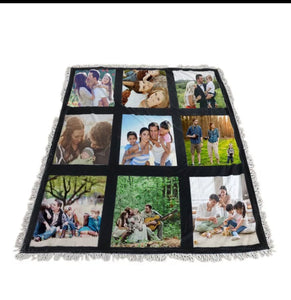 9 Panel Customized Photo Blanket
