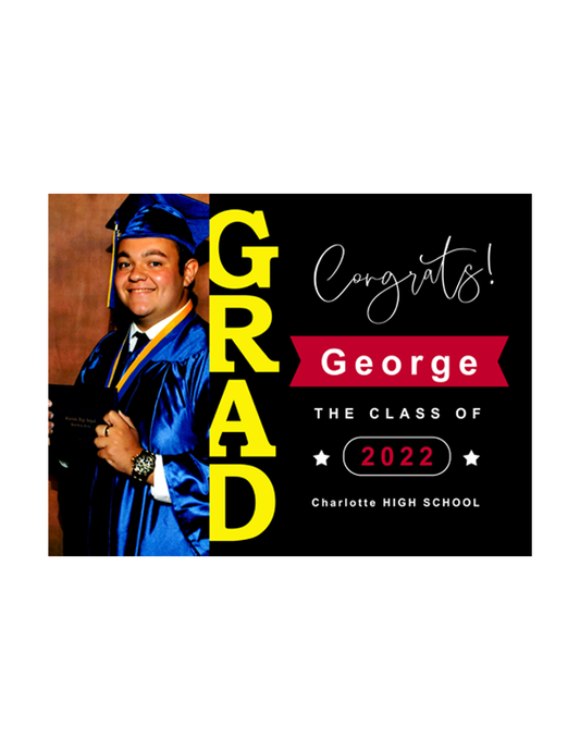 Custom Graduation Yard Signs