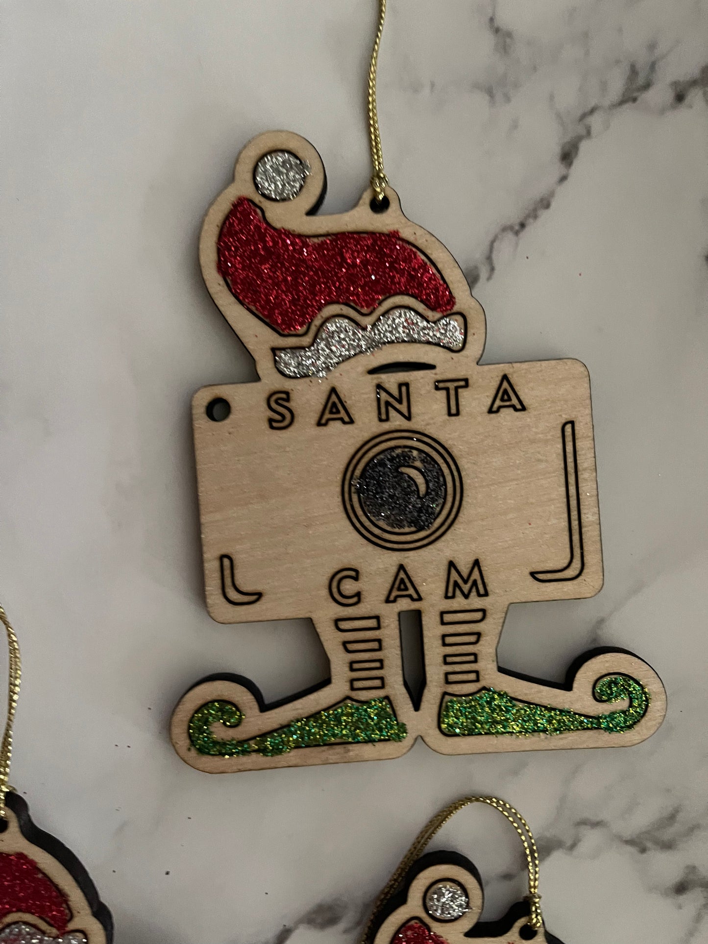 Adorable Holiday  Elf Cam Ornament