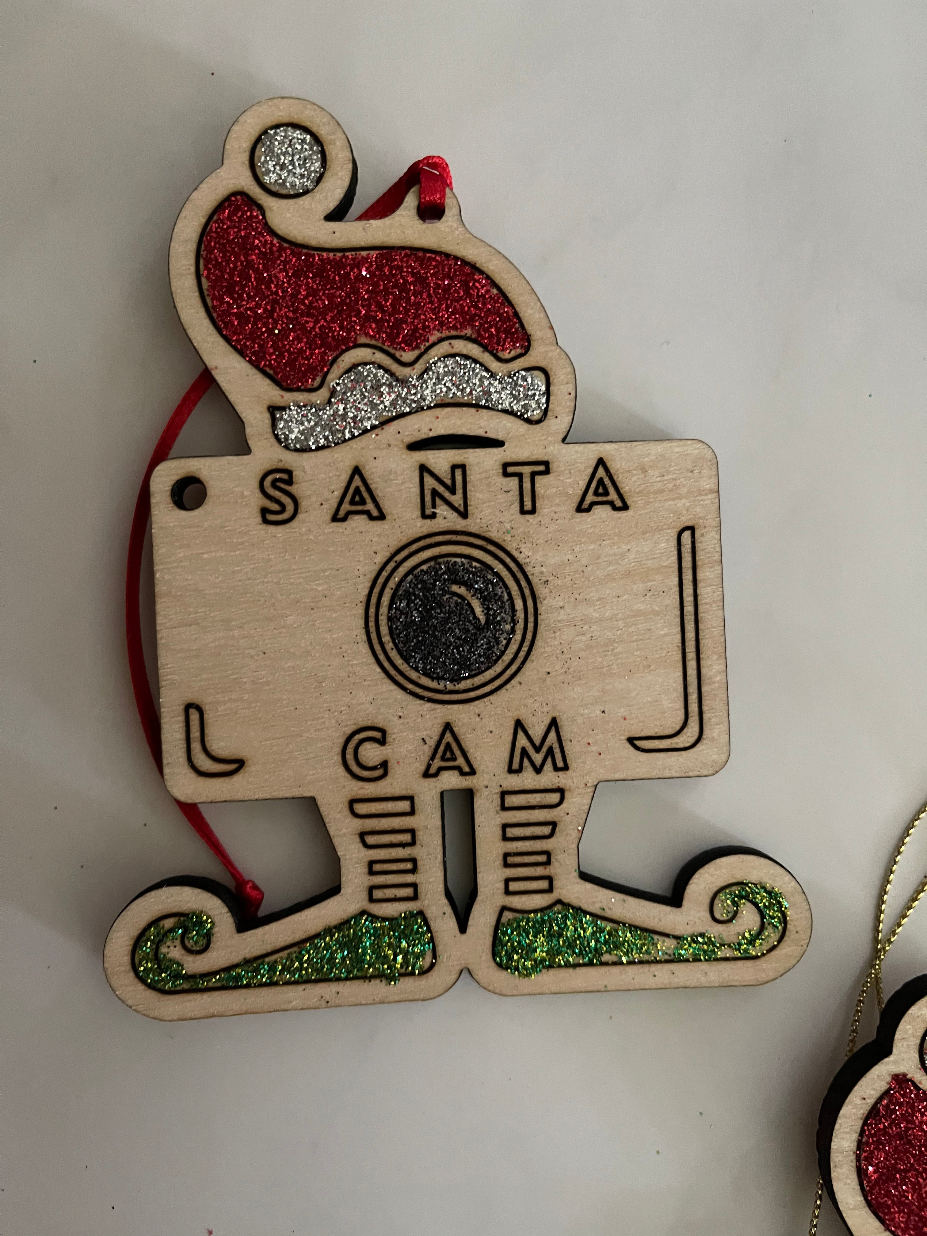 Adorable Holiday  Elf Cam Ornament