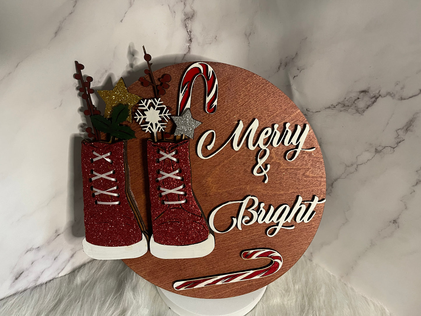 3D Christmas Door Sign: Bring the Holiday Cheer