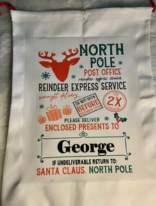 Santa Gift Sack- Personalized