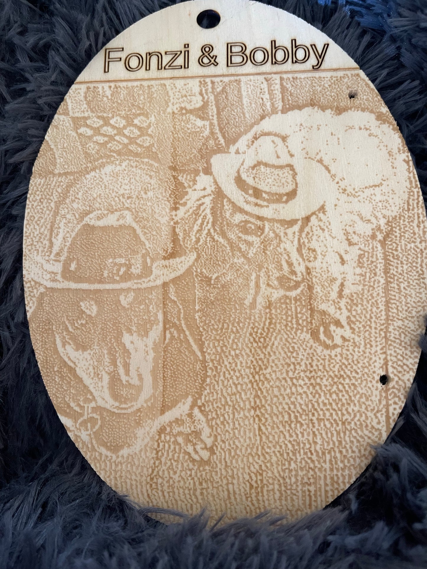 Custom Engraved Wood Photo